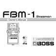 BOSS FBM-1 Manual de Usuario