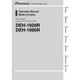 PIONEER DEH-1920R/XU/EW5 Manual de Usuario