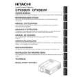 HITACHI CPX985W Manual de Usuario