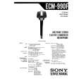SONY ECM-990F Manual de Servicio
