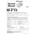 PIONEER M-F10/NVXJ Manual de Servicio