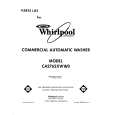 WHIRLPOOL CA2762XWG0 Catálogo de piezas