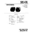 SONY SRS47G Manual de Servicio