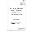 NIKON AF-S VR DX ZOOM NIKKOR 18-200/3.5-5.6G ED Manual de Servicio