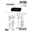 SONY XRC900 Manual de Servicio