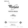 WHIRLPOOL EV150FXXN00 Catálogo de piezas