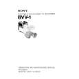SONY BVV-1 Manual de Usuario