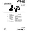 SONY HVR-500 Manual de Servicio
