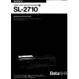 SONY SL2710 Manual de Usuario