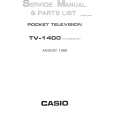 CASIO TV1400 Manual de Servicio