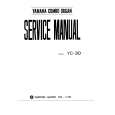 YAMAHA YC-30 Manual de Servicio
