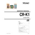 TEAC CR-K1 Manual de Servicio