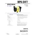 SONY MPKDVF7 Manual de Servicio