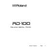 ROLAND RD-100 Manual de Usuario