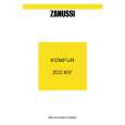 ZANUSSI ZCC637W Manual de Usuario
