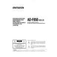 AIWA AD-F850 Manual de Usuario