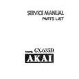 AKAI GX-635D Manual de Servicio