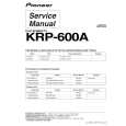 PIONEER KRP-600A Manual de Servicio