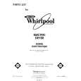WHIRLPOOL GLE5700XSW0 Catálogo de piezas