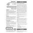 PANASONIC CFVFS371W Manual de Usuario