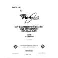 WHIRLPOOL SF375BEPW0 Catálogo de piezas