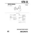 SONY NTM30 Manual de Servicio