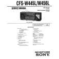 SONY CFSW456L Manual de Servicio
