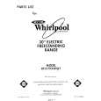 WHIRLPOOL RF317PXWW1 Catálogo de piezas