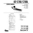 SONY ICF-C760 Manual de Servicio