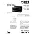SONY TC-H800 Manual de Servicio