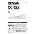 TEAC CC-222 Manual de Usuario