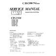 CROWN CD2500 Manual de Servicio