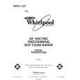 WHIRLPOOL RF385PXWW0 Catálogo de piezas