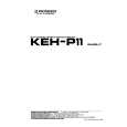 PIONEER KEH-P11IT Manual de Usuario
