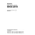 SONY BKSI-2010 Manual de Servicio