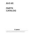CANON BJC-85 Catálogo de piezas