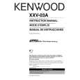 KENWOOD XXV03A Manual de Usuario