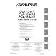 ALPINE CVA1014R Manual de Usuario