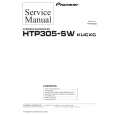 PIONEER HTP305-SW Manual de Servicio