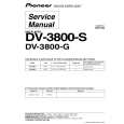 PIONEER DV-3800-G Manual de Servicio
