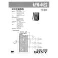 SONY APM44ES Manual de Servicio