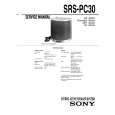 SONY SRS-PC30 Manual de Servicio