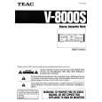 TEAC V8000S Manual de Usuario