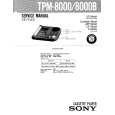 SONY TP8000B Manual de Servicio