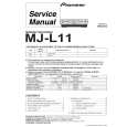 PIONEER MJ-L11/MYXJ Manual de Servicio