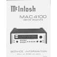 MCINTOSH MAC 4100 Manual de Servicio