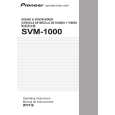 PIONEER SVM-1000/TLXJ Manual de Usuario