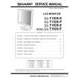 SHARP LL-T1520-E Manual de Servicio
