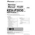 PIONEER KEH-P2035 Manual de Servicio