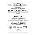 ORION DVD-2951 Manual de Servicio